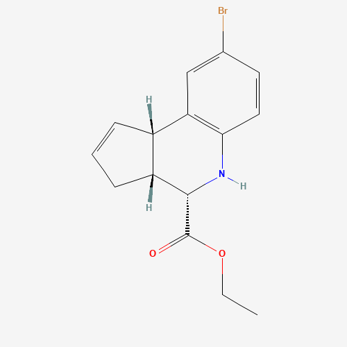 ethyl (3aR,4S,9bS)-8-bromo-3a,4,5,9b-tetrahydro-3H-cyclopenta[c]quinoline-4-carboxylate (CAS: 957559-59-0) - Related Chemical Product