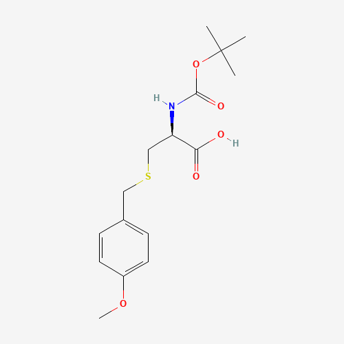(2S)-3-[(4-methoxyphenyl)methylsulfanyl]-2-[(2-methylpropan-2-yl)oxycarbonylamino]propanoic acid (CAS: 58290-35-0) - Related Chemical Product