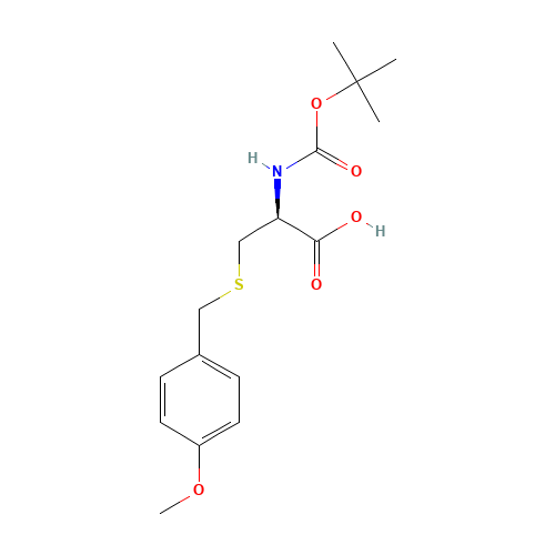 (2S)-3-[(4-methoxyphenyl)methylsulfanyl]-2-[(2-methylpropan-2-yl)oxycarbonylamino]propanoic acid (CAS: 58290-35-0) - Related Chemical Product