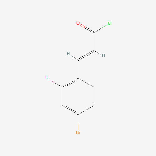 (E)-3-(4-bromo-2-fluorophenyl)prop-2-enoyl chloride (CAS: 676348-49-5) - Related Chemical Product