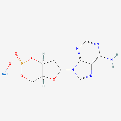 sodium;9-[(4aR,6R,7aS)-2-oxido-2-oxo-4a,6,7,7a-tetrahydro-4H-furo[3,2-d][1,3,2]dioxaphosphinin-6-yl]purin-6-amine (CAS: 93839-95-3) - Related Chemical Product