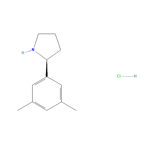 (2S)-2-(3,5-dimethylphenyl)pyrrolidine;hydrochloride (CAS: 1245649-28-8) - Related Chemical Product