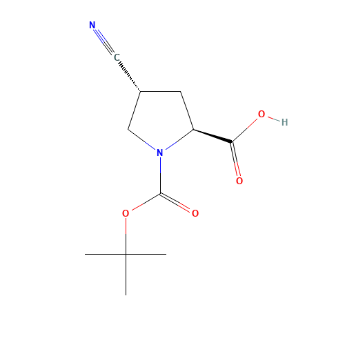 (2S,4R)-4-cyano-1-[(2-methylpropan-2-yl)oxycarbonyl]pyrrolidine-2-carboxylic acid (CAS: 273221-94-6) - Related Chemical Product