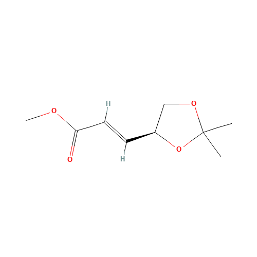 methyl (E)-3-[(4S)-2,2-dimethyl-1,3-dioxolan-4-yl]prop-2-enoate (CAS: 81703-93-7) - Related Chemical Product
