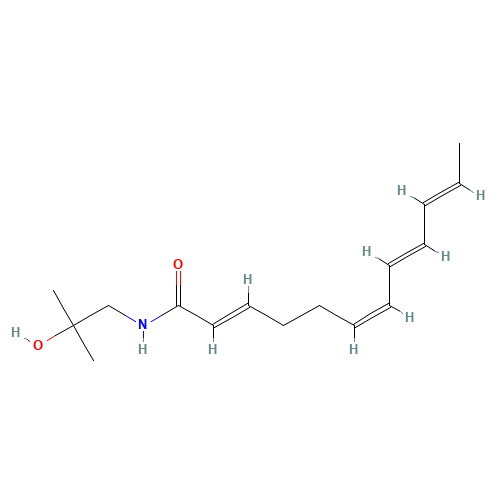 (2E,6Z,8E,10E)-N-(2-hydroxy-2-methylpropyl)dodeca-2,6,8,10-tetraenamide (CAS: 83883-10-7) - Related Chemical Product