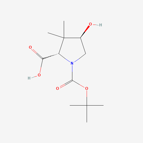 (2S,4R)-4-hydroxy-3,3-dimethyl-1-[(2-methylpropan-2-yl)oxycarbonyl]pyrrolidine-2-carboxylic acid (CAS: 173913-66-1) - Related Chemical Product