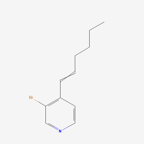 3-bromo-4-[(E)-hex-1-enyl]pyridine (CAS: 1240286-86-5) - Related Chemical Product