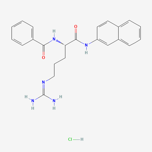 N-[(2S)-5-(diaminomethylideneamino)-1-(naphthalen-2-ylamino)-1-oxopentan-2-yl]benzamide;hydrochloride (CAS: 198555-19-0) - Related Chemical Product