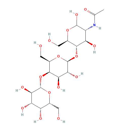 N-[(3R,4R,5S,6R)-5-[(2S,3R,4R,5R,6R)-3,4-dihydroxy-6-(hydroxymethyl)-5-[(2S,3R,4S,5R,6R)-3,4,5-trihydroxy-6-(hydroxymethyl)oxan-2-yl]oxyoxan-2-yl]oxy-2,4-dihydroxy-6-(hydroxymethyl)oxan-3-yl]acetamide (CAS: 115114-32-4) - Related Chemical Product