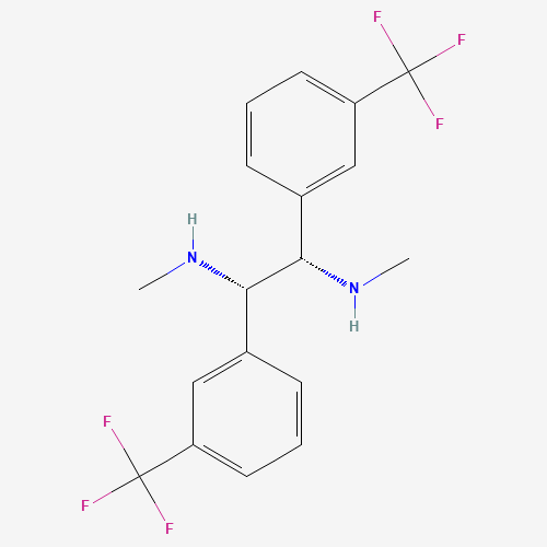 (1S,2S)-N,N'-dimethyl-1,2-bis[3-(trifluoromethyl)phenyl]ethane-1,2-diamine (CAS: 205873-26-3) - Related Chemical Product