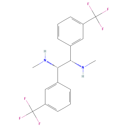 (1S,2S)-N,N'-dimethyl-1,2-bis[3-(trifluoromethyl)phenyl]ethane-1,2-diamine (CAS: 205873-26-3) - Related Chemical Product