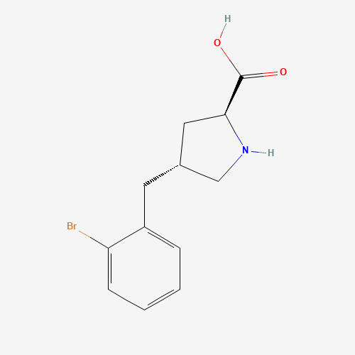 (2S,4R)-4-[(2-bromophenyl)methyl]pyrrolidine-2-carboxylic acid (CAS: 1049978-26-8) - Related Chemical Product