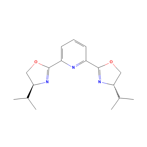 (4S)-4-propan-2-yl-2-[6-[(4S)-4-propan-2-yl-4,5-dihydro-1,3-oxazol-2-yl]pyridin-2-yl]-4,5-dihydro-1,3-oxazole (CAS: 118949-61-4) - Related Chemical Product
