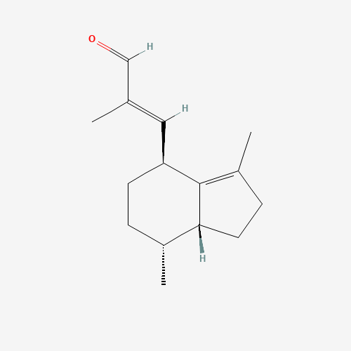 (E)-3-[(4S,7R,7aR)-3,7-dimethyl-2,4,5,6,7,7a-hexahydro-1H-inden-4-yl]-2-methylprop-2-enal (CAS: 4176-16-3) - Related Chemical Product