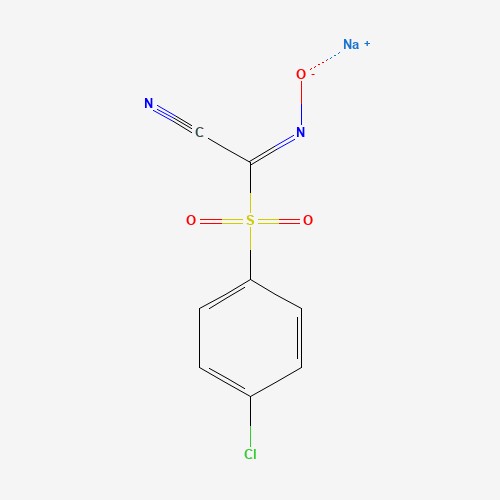 sodium;(1E)-1-(4-chlorophenyl)sulfonyl-N-oxidomethanimidoyl cyanide (CAS: 91982-77-3) - Related Chemical Product
