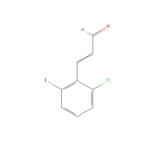 (E)-3-(2-chloro-6-fluorophenyl)prop-2-enal (CAS: 883107-64-0) - Related Chemical Product