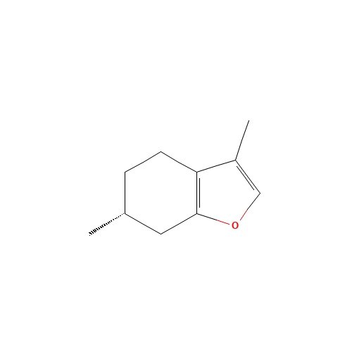 (6R)-3,6-dimethyl-4,5,6,7-tetrahydro-1-benzofuran (CAS: 17957-94-7) - Related Chemical Product