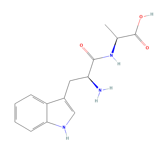 (2S)-2-[[(2S)-2-amino-3-(1H-indol-3-yl)propanoyl]amino]propanoic acid (CAS: 24046-71-7) - Related Chemical Product