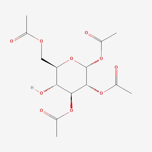 [(2R,3R,4S,5R,6R)-4,5,6-triacetyloxy-3-hydroxyoxan-2-yl]methyl acetate (CAS: 55286-97-0) - Related Chemical Product