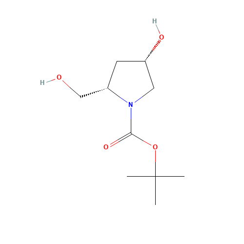 tert-butyl (2S,4S)-4-hydroxy-2-(hydroxymethyl)pyrrolidine-1-carboxylate (CAS: 191280-88-3) - Related Chemical Product