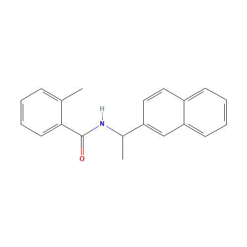 2-methyl-N-[(1S)-1-naphthalen-2-ylethyl]benzamide (CAS: 1093070-09-7) - Related Chemical Product