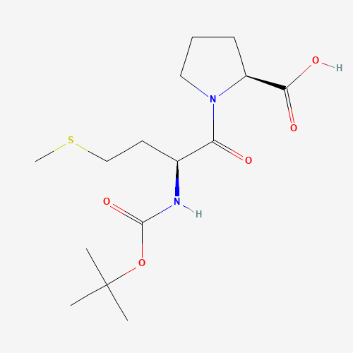 (2S)-1-[(2S)-2-[(2-methylpropan-2-yl)oxycarbonylamino]-4-methylsulfanylbutanoyl]pyrrolidine-2-carboxylic acid (CAS: 116939-85-6) - Related Chemical Product