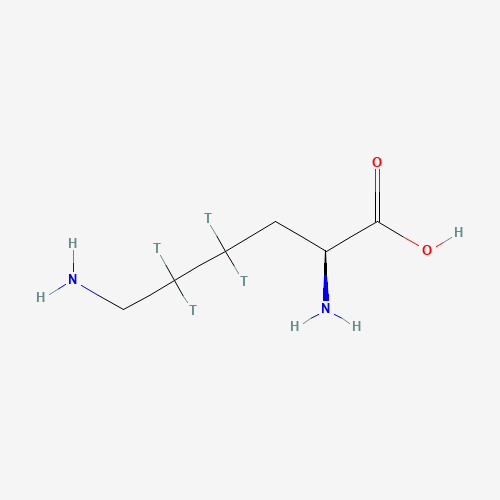 (2S)-2,6-diamino-4,4,5,5-tetratritiohexanoic acid (CAS: 108158-27-6) - Related Chemical Product