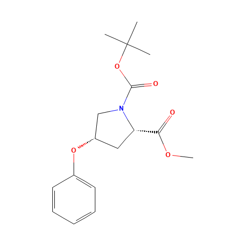 1-O-tert-butyl 2-O-methyl (2S,4S)-4-phenoxypyrrolidine-1,2-dicarboxylate (CAS: 1099818-38-8) - Related Chemical Product