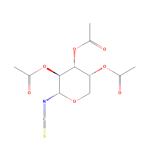 [(3R,4R,5S,6S)-4,5-diacetyloxy-6-isothiocyanatooxan-3-yl] acetate (CAS: 62414-75-9) - Related Chemical Product