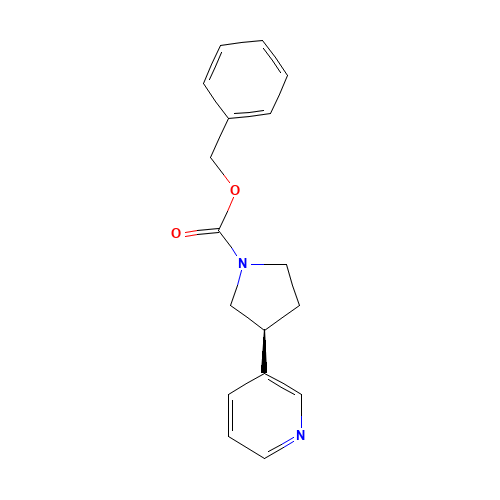 benzyl (3S)-3-pyridin-3-ylpyrrolidine-1-carboxylate (CAS: 1225218-99-4) - Related Chemical Product
