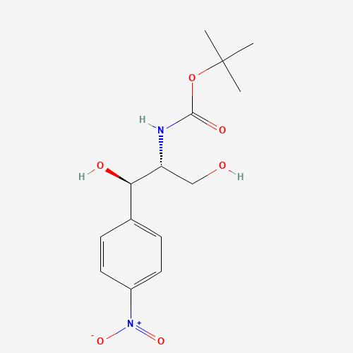 tert-butyl N-[(1R,2R)-1,3-dihydroxy-1-(4-nitrophenyl)propan-2-yl]carbamate (CAS: 366487-74-3) - Related Chemical Product