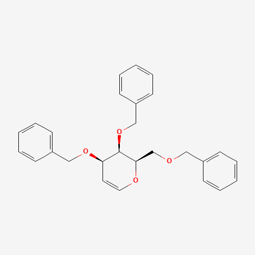 (2R,3R,4R)-3,4-bis(phenylmethoxy)-2-(phenylmethoxymethyl)-3,4-dihydro-2H-pyran (CAS: 80040-79-5) - Related Chemical Product