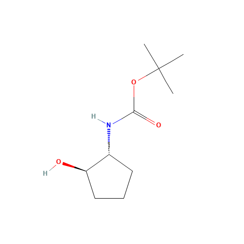 tert-butyl N-[(1R,2R)-2-hydroxycyclopentyl]carbamate (CAS: 454170-16-2) - Related Chemical Product
