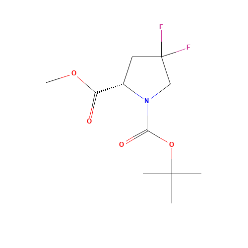 1-O-tert-butyl 2-O-methyl (2S)-4,4-difluoropyrrolidine-1,2-dicarboxylate (CAS: 203866-17-5) - Related Chemical Product