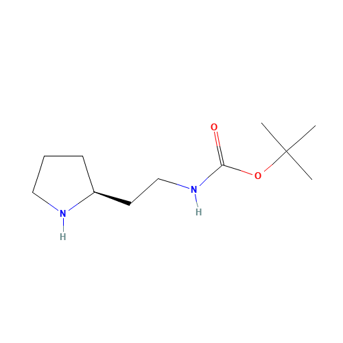 tert-butyl N-[2-[(2S)-pyrrolidin-2-yl]ethyl]carbamate (CAS: 719999-55-0) - Related Chemical Product