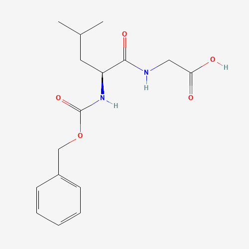 2-[[(2S)-4-methyl-2-(phenylmethoxycarbonylamino)pentanoyl]amino]acetic acid (CAS: 2706-38-9) - Related Chemical Product