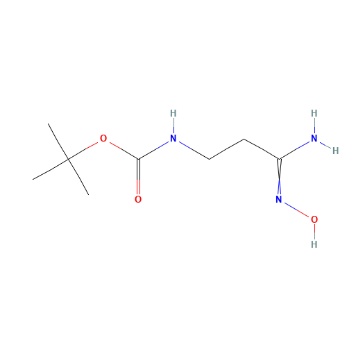 tert-butyl N-[(3Z)-3-amino-3-hydroxyiminopropyl]carbamate (CAS: 915710-94-0) - Related Chemical Product
