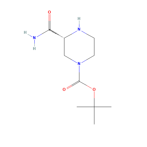 tert-butyl (3R)-3-carbamoylpiperazine-1-carboxylate (CAS: 170164-46-2) - Related Chemical Product