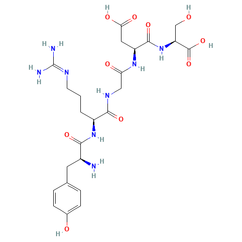 (3S)-3-[[2-[[(2S)-2-[[(2S)-2-amino-3-(4-hydroxyphenyl)propanoyl]amino]-5-(diaminomethylideneamino)pentanoyl]amino]acetyl]amino]-4-[[(1S)-1-carboxy-2-hydroxyethyl]amino]-4-oxobutanoic acid (CAS: 134282-68-1) - Related Chemical Product