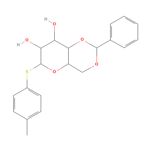 (2R,4aR,6S,7R,8R,8aS)-6-(4-methylphenyl)sulfanyl-2-phenyl-4,4a,6,7,8,8a-hexahydropyrano[3,2-d][1,3]dioxine-7,8-diol (CAS: 219518-19-1) - Related Chemical Product