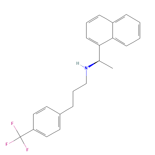 N-[(1R)-1-naphthalen-1-ylethyl]-3-[4-(trifluoromethyl)phenyl]propan-1-amine (CAS: 1428185-71-0) - Related Chemical Product