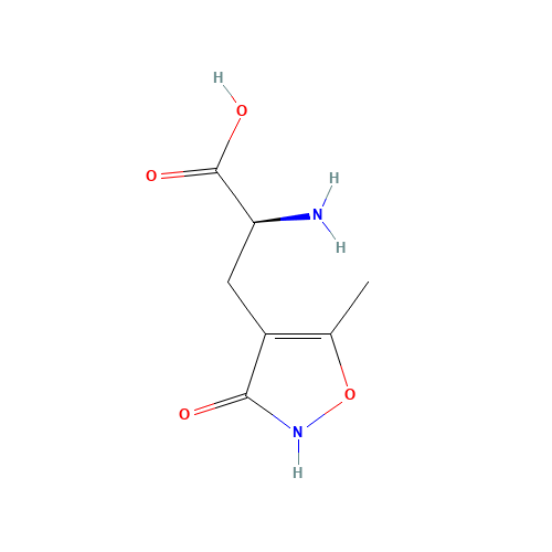 (2S)-2-amino-3-(5-methyl-3-oxo-1,2-oxazol-4-yl)propanoic acid (CAS: 83643-88-3) - Related Chemical Product
