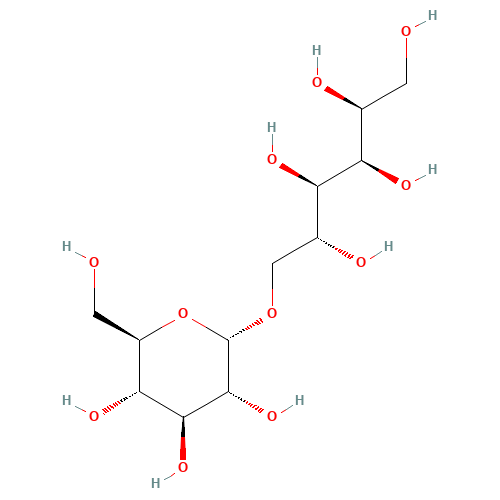 (2S,3R,4R,5R)-6-[(2S,3R,4S,5S,6R)-3,4,5-trihydroxy-6-(hydroxymethyl)oxan-2-yl]oxyhexane-1,2,3,4,5-pentol (CAS: 534-73-6) - Related Chemical Product