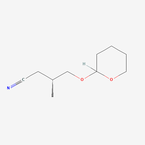 (3R)-3-methyl-4-(oxan-2-yloxy)butanenitrile (CAS: 110171-23-8) - Related Chemical Product