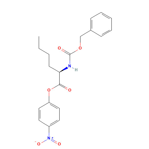 (4-nitrophenyl) (2R)-2-(phenylmethoxycarbonylamino)hexanoate (CAS: 31062-20-1) - Related Chemical Product