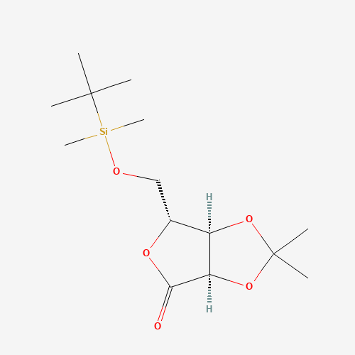 (3aR,6R,6aR)-6-[[tert-butyl(dimethyl)silyl]oxymethyl]-2,2-dimethyl-6,6a-dihydro-3aH-furo[3,4-d][1,3]dioxol-4-one (CAS: 75467-36-6) - Related Chemical Product