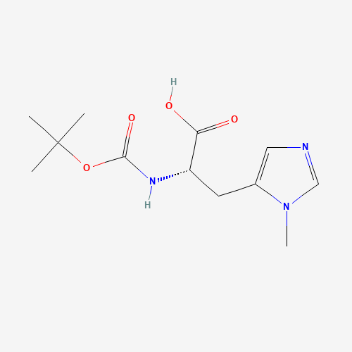 (2S)-3-(3-methylimidazol-4-yl)-2-[(2-methylpropan-2-yl)oxycarbonylamino]propanoic acid (CAS: 61070-22-2) - Related Chemical Product