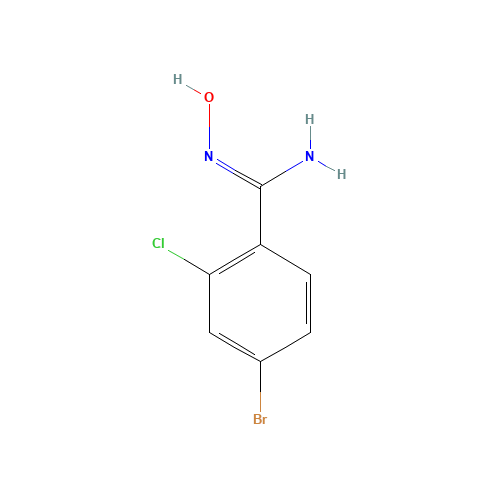 4-bromo-2-chloro-N'-hydroxybenzenecarboximidamide (CAS: 635702-30-6) - Related Chemical Product