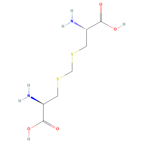 (2R)-2-amino-3-[[(2R)-2-amino-2-carboxyethyl]sulfanylmethylsulfanyl]propanoic acid (CAS: 498-59-9) - Related Chemical Product