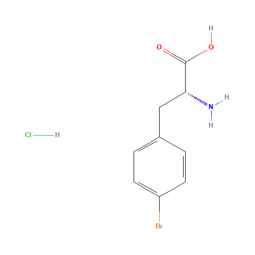 (2R)-2-amino-3-(4-bromophenyl)propanoic acid;hydrochloride (CAS: 122852-33-9) - Related Chemical Product